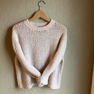 Vince cream boucle wool blend sweater EUC